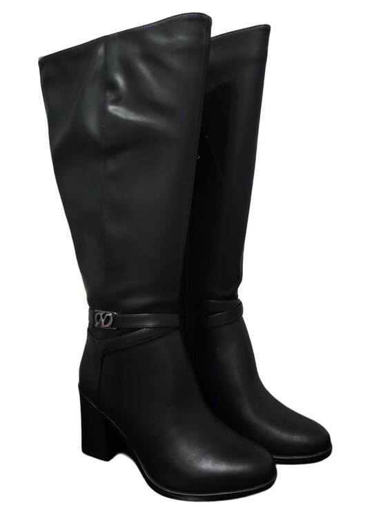 Naturalizer Shoes - Naturalizer Jane  Heeled Knee High Boots In Black NIB Extra Wide Calf